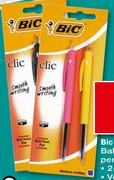 Bic Clic Balpuntpenne -2 Pak