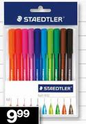Staedtler Fluorescent Ballpoint Pens 10 Pack