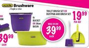 Addis Brushware Toilet Brush or Dustpan and Brush Set-Per Set