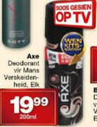 Axe Deodorant Vir Mans-200ml