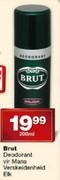 Brut Deodorant Vir Mans-200ml