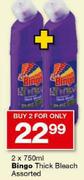 Bingo Thick Bleach Assorted-2 x 750ml