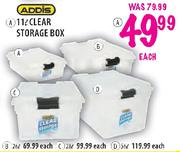 Addis Clear Storage Box-28L Each