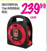 Masterplug Handbag Reel-15m Each