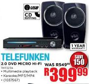 Telefunken 2.0 DVD Micro Hi-Fi