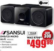 Sansui DVD/CD Micro Hi-Fi