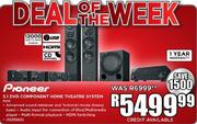 Pioneer 5.1 DVD Component Home Theatre System