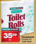 Housebrand Double Ply Toilet Rolls-9's