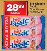 Bio Classic Fabric Conditioner Refill Pack-3*500ml