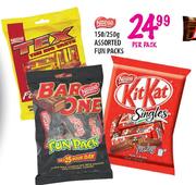 Nestle Assorted Fun Packs-150/250g Per Pack