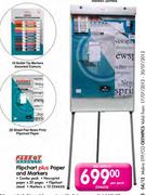 Parrot Flipchart Plus Paper and Markers-per pack
