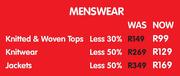 Menswear Knit Wear 