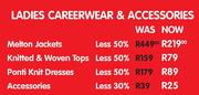 Ladies Careerwear Ponti Knit Dressses