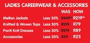 Ladies Careerwear Melton Jackets