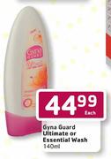 Gyna Guard Ultimate or Essential Wash-140ml Each