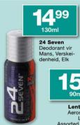24 Seven Deodorant Vir Mans-130ml Elk