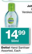 Dettol Hand Sanitiser-50ml