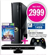 XBOX 360 4GB Kinect Bundle
