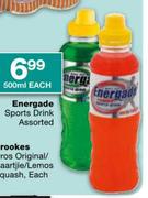Energade Sports Drink Assorted-500ml each