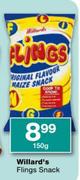 Willard's Flings Snack-150g