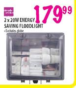 Simple Choice 2*20W Energy Saving Floodlight