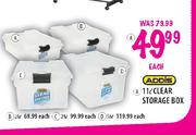 Addis Clear Storage Box-28L