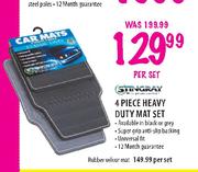 Stingray Heavy Duty Mat Set-4Pcs.