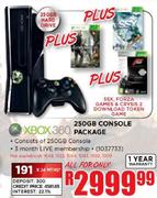 XBOX 360 250GB Console Package