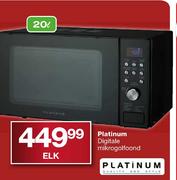 Platinum Digitale Mikrogolfoond-20L Elk