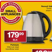 Platinum Vlekvrye Staal Koordlose Ketel-Elk