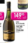 KWV 10 Yo Brandy-12 x 750ml
