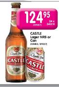 Castle Lager NRB Or Can-24 x 340ml