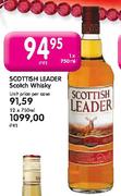 Scottish Leader Scotch Whisky-Unit Price Per Case