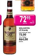Wellington Vo Brandy-1 x 750ml