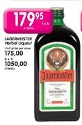 Jagermeister Herbal Liquer-6 x 1L
