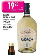 Graca White Or Rose-12 x  750ml