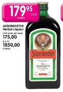 Jagermeister Herbal Liquer-Unit Price Per Case