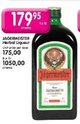 Jagermeister Herbal Liquer-1 x 1L 