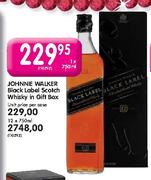 Johnnie Walker Black Label Scotch Whisky In Gift Box-Unit Price Per Case