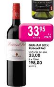 Graham Beck Railroad Red-Unit Price Per Case