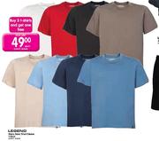 Legend Mens Basic Short Sleeve T-Shirt-Each