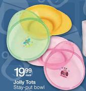 Jolly Tots Stay Put Bowl-Each