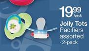 Jolly Tots Pacifiers Assorted-2 Pack