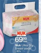 Nuk Ultra Dry Breast Pads-80's