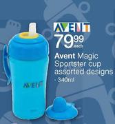 Avent Magic Sportster Cup Assorted Designs-340ml Each 