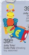 Jolly Tots/Cutie Pals Vibrating Toy Assorted-Each