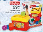 Fisher Price Baby's First Blocks-Per Set