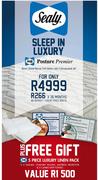 Sealy Cedar Pillow Top Queen Size(152cm) Base Set