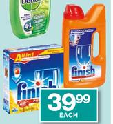 Finish Powerball Dishwasher Tablets-14's/Quantum Tablets-10's/Diswasher Powder-1kg/Regular Dishwashe