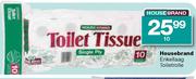 Housebrand Enkellaag Toiletrolle-10's